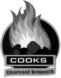 COOKS CHARCOAL BRIQUETS logo