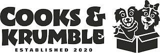 COOKS & KRUMBLE ESTABLISHED 2020 logo
