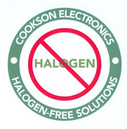 COOKSON ELECTRONICS · HALOGEN HALOGEN-FREE SOLUTIONS · logo