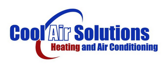 COOL AIR SOLUTIONS HEATING AND AIR CONDITIONING logo