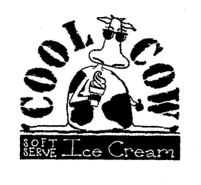 COOL COW SOFT SERVE ICE CREAM logo