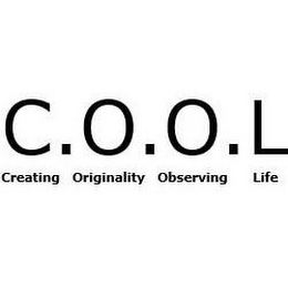 C.O.O.L CREATING ORIGINALITY OBSERVING LIFE logo