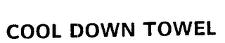 COOL DOWN TOWEL logo