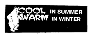 COOL IN SUMMER WARM IN WINTER logo