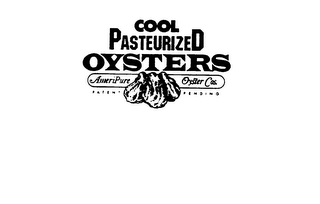 COOL PASTEURIZED OYSTERS AMERIPURE OYSTER COS. logo