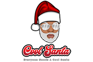 COOL SANTA EVERYBODY NEEDS A COOL SANTA logo