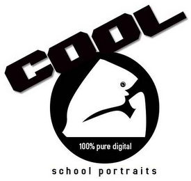 COOL SCHOOL PORTRAITS 100% PURE DIGITAL logo