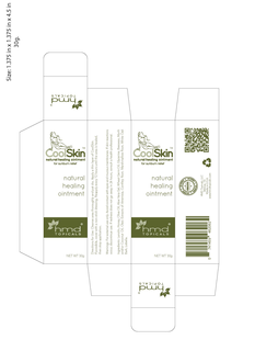 COOL SKIN NATURAL HEALING OINTMENT FOR SUNBURN RELIEF logo