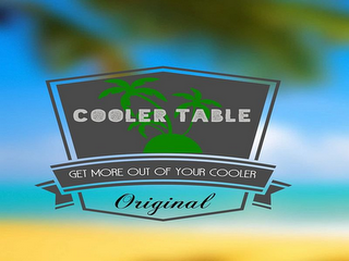 COOLER TABLE GET MORE OUT OF YOUR COOLER ORIGINAL logo