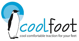 COOLFOOT COOL COMFORTABLE TRACTION FOR YOUR FEET logo