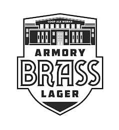 COOP ALE WORKS ARMORY BRASS LAGER logo