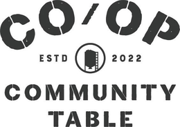 CO/OP COMMUNITY TABLE ESTD 2022 logo