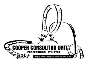 COOPER CONSULTING UNIT PROFESSIONAL ATHLETES "HELPING OTHERS THROUGH THE TWISTS AND TURNS OF LIFE." logo