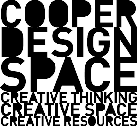 COOPER DESIGN SPACE CREATIVE THINKING CREATIVE SPACE CREATIVE RESOURCES logo