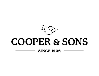 COOPER & SONS SINCE 1906 logo