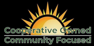 COOPERATIVE OWNED COMMUNITY FOCUSED logo