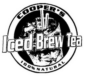 COOPER'S ICED BREW TEA 100% NATURAL logo