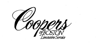 COOPERS OF BOSTON LIMOUSINE SERVICE logo