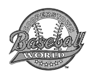 COOPERSTOWN BASEBALL WORLD logo