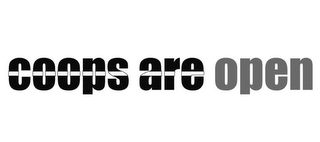 COOPS ARE OPEN logo