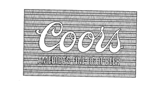 COORS AMERICA'S FINE LIGHT BEER logo