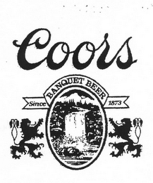 COORS BANQUET BEER SINCE 1873 logo