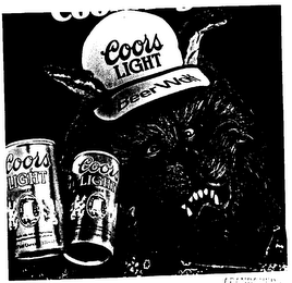 COORS LIGHT BEER WOLF logo
