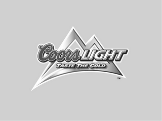 COORS LIGHT TASTE THE COLD logo
