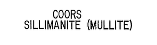 COORS SILLIMANITE (MULLITE) logo