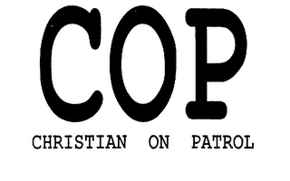 COP-CHRISTIAN ON PATROL logo