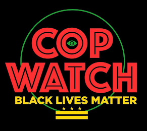 COP WATCH BLACK LIVES MATTER logo