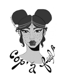 COP'A FEEL ALEXA MERENDEZ logo