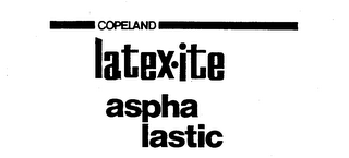 COPELAND LATEX-ITE ASPHA LASTIC logo