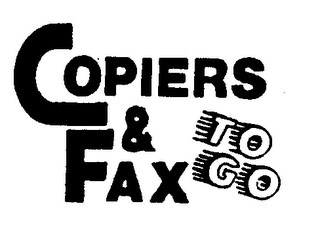 COPIERS & FAX TO GO logo