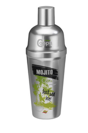 COPPA COCKTAILS MOJITO JUST ADD ICE! logo