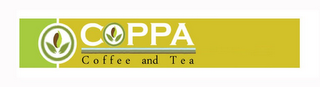 COPPA COFFEE AND TEA logo