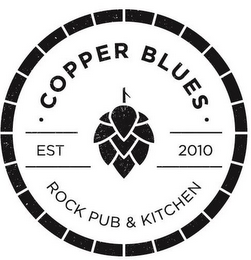 · COPPER BLUES · ROCK PUB & KITCHEN EST 2010 logo