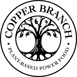 · COPPER BRANCH ·PLANT-BASED POWER FOOD · logo