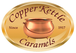 COPPER KETTLE CARAMELS SINCE 1917 logo