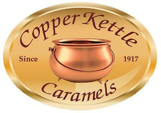 COPPER KETTLE CARAMELS SINCE 1917 logo