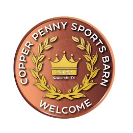 COPPER PENNY SPORTS BARN WELCOME 2023 SEMINOLE, TX logo