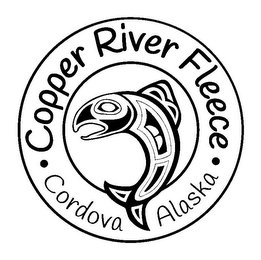 ·COPPER RIVER FLEECE· CORDOVA ALASKA logo