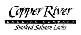 COPPER RIVER SMOKING COMPANY SMOKED SALMON LACHS logo