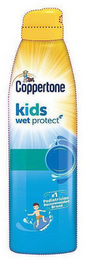 COPPERTONE KIDS WET PROTECT #1 PEDIATRICIAN RECOMMENDED BRAND logo