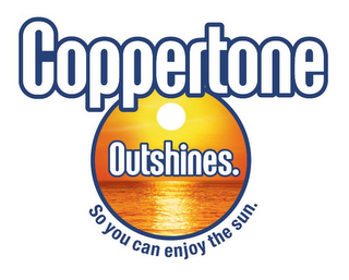 COPPERTONE OUTSHINES. SO YOU CAN ENJOY THE SUN. logo
