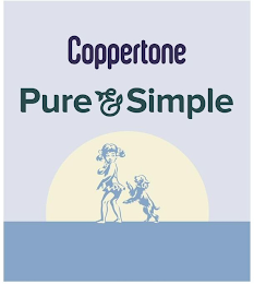 COPPERTONE PURE & SIMPLE logo
