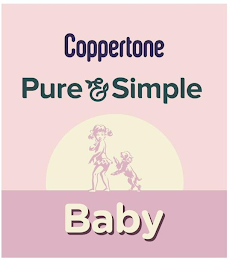COPPERTONE PURE & SIMPLE BABY logo