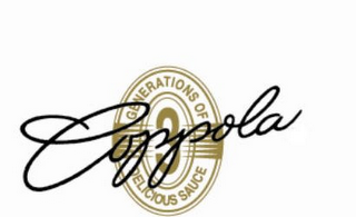 COPPOLA 3 GENERATIONS OF DELICIOUS SAUCE logo