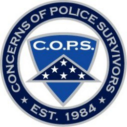 C.O.P.S. CONCERNS OF POLICE SURVIVORS EST. 1984 logo