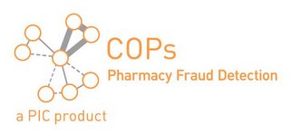COPS PHARMACY FRAUD DETECTION A PIC PRODUCT logo